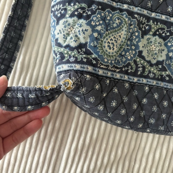 Vera Bradley Quilted Blue Paisley Tote Bag - Picture 7 of 8